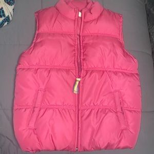 Kids Pink Puffer Jacket
